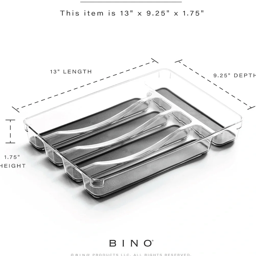 BINO‎ 5-Slot Silverware Organizer for Drawer